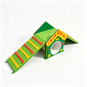 Ensemble de terrain de jeu extérieur pour animaux de compagnie, équipement d'entraînement d'agilité multifonctionnel pour <span class=keywords><strong>parc</strong></span> canin - Product Image 3