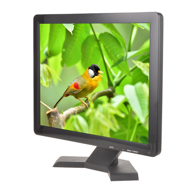 19" HD LED Color TV Monitor Support VESA Wall Mount 19 Inch TFT LED Monitor with TV Port