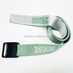 Cinturón Táctico de Nailon para Hombre, Cinturón de Capas de Esquí Jacquard para Deportes al Aire Libre con Hebilla Magnética de Metal y Logotipo Tejido Personalizado de 38mm - Product Image 2