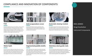 ระบบเก็บตัวอย่างการละลายอัตโนมัติในห้องปฏิบัติการ MDS-2008DS อุปกรณ์ทดสอบการละลาย เครื่องทดสอบการละลายของยาเม็ด - Product Image 3