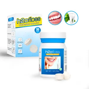 H2ofloss 2023 New Teeth Whitening Tablets Used With Oral Irrigator
