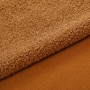 Chất lượng cao 100% polyester Teddy Fur ngoại quan với cực Fleece Faux Fur vải - Product Image 4