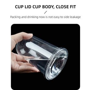 Custom Printed logo Disposable 12 16 20 24oz PET <b>Plastic</b> <b>Cup</b> Wholesale Transparent Clear <b>Plastic</b> <b>Cup</b> for Cold <b>Drinking</b> - Product Image 4