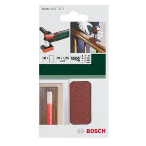 BOSCH - 2609256D33 Jeu de feuilles abrasives 70x125mm - EAN 3165140801409 ABRASIFS ABRASIVE PAPERS - Product Image 2