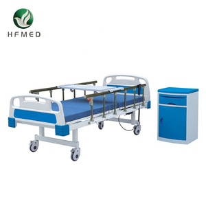 HFMED HF-821 fabrika 2 fonksiyon elektrikli ayarlanabilir ICU hasta yatağı çelik motorlu tıbbi hastane yatakları - Product Image 1