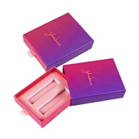 Boîte d'emballage de parfum et de cosmétiques en carton avec tiroir coulissant, impression personnalisée de qualité supérieure, avec insert en mousse