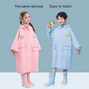 Bottes de pluie chaudes d'automne pour enfants, bottines et bottes mi-hautes en caoutchouc imperméables doublées de coton pour garçons, filles, enfants plus âgés et bébés - Product Image 3