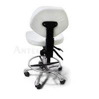 Anteeth Chaise de travail de médecin simple et confortable avec anneau de pied Tabouret de beauté professionnel Chaise d'examen réglable