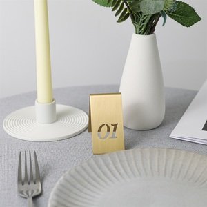 Maxery Tên Tấm Laser Khắc Chải Rắn Brass Tấm Cá Nhân Bảng Trống Tùy Chỉnh Số Tag Khung Tên Nhãn Đứng - Product Image 6