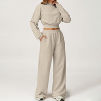Ensembles de sport tendance 2025 : Cardigan en maille pied-de-poule et veste pull pour femme – Ensembles décontractés 2 pièces à manches longues pour l'hiver