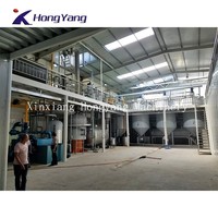 Raffinerie de pétrole brut Équipement de raffinage entièrement continu pour raffinerie d'huile de noix de coco Machine produisant de l'huile raffinée de haute qualité