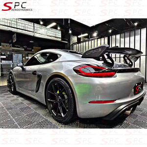 Kit carrosserie aérodynamique SPC GT4RS pour <span class=keywords><strong>Porsche</strong></span> Cayman 981 Facelift, kit carrosserie pour <span class=keywords><strong>Porsche</strong></span> <span class=keywords><strong>718</strong></span> 2013-2015, kit carrosserie ancien vers nouveau - Product Image 5
