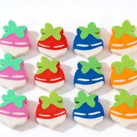 Gommes à effacer promotionnelles en PVC pas chères, forme unique, emballage en boîte en papier, pour l'école, les enfants, la maison et le bureau.