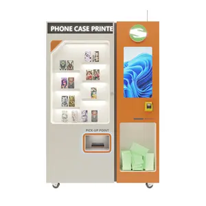 Nova máquina de venda automática DIY de autoatendimento para celular, cartela de fotos para carregar fotos