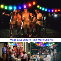 Tuya Wifi Smart Music Sync Diy – guirlande lumineuse à commande segmentée adressable individuellement, lampes de fête d'extérieur pour fête