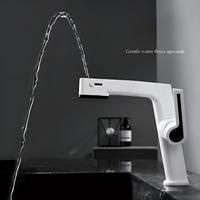 YLB2307W Robinet de lavabo en laiton de salle de bain de haute qualité Robinet de lavabo à levier unique personnalisable Robinets dosés d'eau froide et chaude