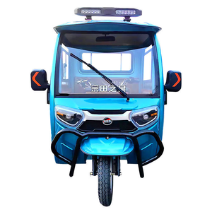 Triciclo Eléctrico Semi-Cerrado de Doble Uso RC, Vehículo de Transporte para Adultos de Uso Pesado con Toldo para Uso Agrícola y Turístico - Product Image 4