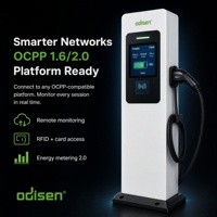 Nouvelle borne de recharge EV 7 kW GB/T OCPP 1.6J à pistolet unique, chargeur intelligent 4G avec écran LCD pour parking communautaire