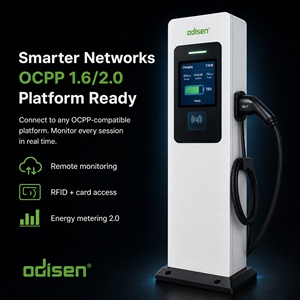 Nouvelle borne de recharge EV 7 kW GB/T OCPP 1.6J à pistolet unique, chargeur intelligent 4G avec écran LCD pour parking communautaire - Product Image 6