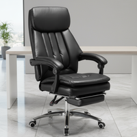 Chaise de conférence ergonomique moderne à dossier haut, réglable en hauteur et pivotante, certifiée pour bureau et salle de réunion – Offre Spéciale