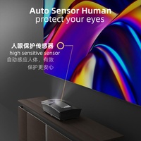 Projecteur intelligent Android HaoMing X1A version mondiale, projecteur de cinéma maison 4K, projecteur à courte focale 4K WiFi Triple Full Laser Proyector