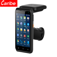 CARIBE PL-55L PDA Android 8.1 Resistente, Escáner de Código de Barras 2D Android, Lector RFID UHF Portátil de 15 Metros