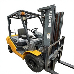 Chariot élévateur à fourche à moteur thermique Komatsu d'occasion de haute qualité, 2,5 tonnes, 3 tonnes, 25, 30 tonnes, bon état, origine Japon, garantie 1 an, testé - Product Image 1