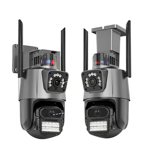 2MP IP-Kamera Sicherheit im Freien 8X Hybrid Zoom 4MP Dual Lens Drahtlose Video überwachung CCTV Wifi PTZ Außen kamera Dome