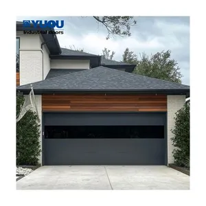 Good prize golden supplier transparent sectional garage door overhead tilt-up Highly Insulated overhead garage electric doors