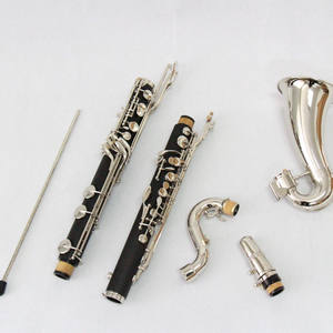 OEM China Bb tono clarinetto basso con corpo <span class=keywords><strong>in</strong></span> gomma dura e tasti nichelati collo e campana <span class=keywords><strong>B</strong></span> clarinetto - Product Image 6
