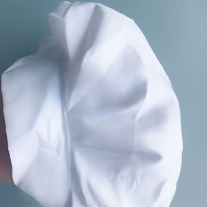 White Chef Hat Breathable Kitchen Cap For Adults School Kindergarten Cafeteria Use - Product Image 3