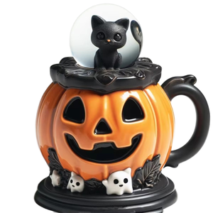 Regalo personalizzato di <span class=keywords><strong>zucca</strong></span> regalo di Halloween Micro paesaggio tazza di <span class=keywords><strong>ceramica</strong></span> che decorano palla a cupola di neve tazza di caffè con Logo tazza di tè a bolle - Product Image 1