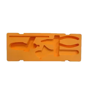 Custom EVA Foam Inserts Die cutting insert XPE foam insert molded eva foam cutting and laser logo att velvet