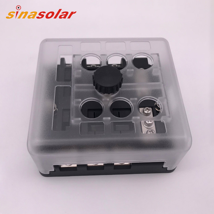 Automobile D'alimentation Marin Inoxydable Distribution 6 Voies Vis Barre Omnibus avec Couvercle