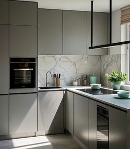 Nuevos Gabinetes de Cocina Modulares de Madera de Alta Gama para Villas, Apartamentos y Hogares - Product Image 2