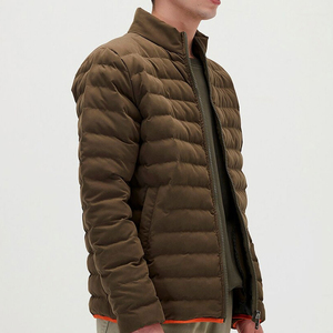 Veste d'hiver matelassée sur mesure pour homme, fermeture éclair, dernières tendances, haute qualité, prix de gros - Product Image 3