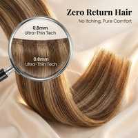 Cabello Humano Europeo Virgen Remy 100% Sin Procesar, Cabello a Granel con Cutícula Alineada, Ondulado Profundo, Ondulado al Agua, Trama Plana para Trenzas