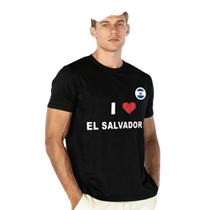 Lightweight and Breathable El Salvador Fan T-shirt for Summer Outdoor Gatherings and Matches Promotion - Product Image 1