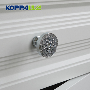 Koppalive thiết kế ban đầu kính vạn hoa giữa thế kỷ hoa chạm khắc trang trí ngăn kéo kéo sang trọng cổ điển đồng thau Tủ núm - Product Image 6