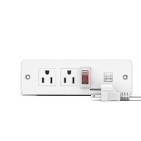 Einbau-Steckdosen leiste mit USB-Unterputz-Steckdose Eingebauter Desktop für Konferenz schrank für Küchen schubladen