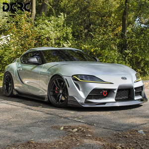 Lèvre avant en fibre de carbone véritable style M pour <span class=keywords><strong>Toyota</strong></span> Supra A90, modification et mise à niveau 2019-2026 - Product Image 6