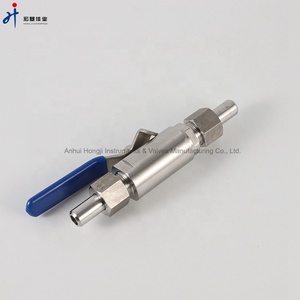 Bille en acier inoxydable avec filetage NPT mâle pour gaz, haute performance HJQ21F, vente en gros - Product Image 4