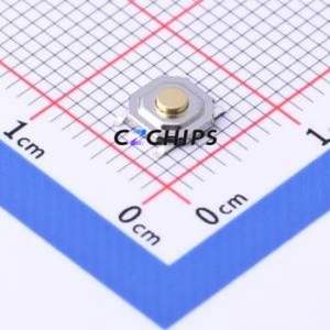 TSC005A1732A Tactile Switch SMD-4P,5.2x5.2mm Switch Round Button 3.2N Vertical Mount 5.2mm - Product Image 1