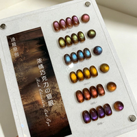 ZRKGEL TPO Sans HEMA Fournisseur d'usine professionnel Qualité salon supérieure Ensemble de vernis à ongles effet œil de chat pour l'automne, l'hiver et les fêtes de Noël