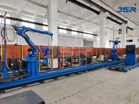 Robot de Soldadura Industrial Automático de 6 Ejes para Soldadura de Vigas en H y Transformadores