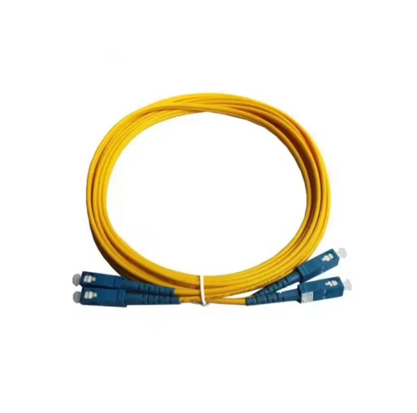 Hete Verkoop 1M 2M 3M 5M 10M Sc Lc G657b3 Fth Drop Fiber Kabel Netwerkkabel Enkelvoudige Modus Ftth Patch Snoer Kabels