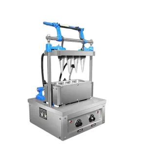 Automatische Eiscreme-Kegelmaschine mit Ce-Zertifizierung, gewerbliche Zucker-Waffel-Kegelherstellungsmaschine für verschiedene Zwecke