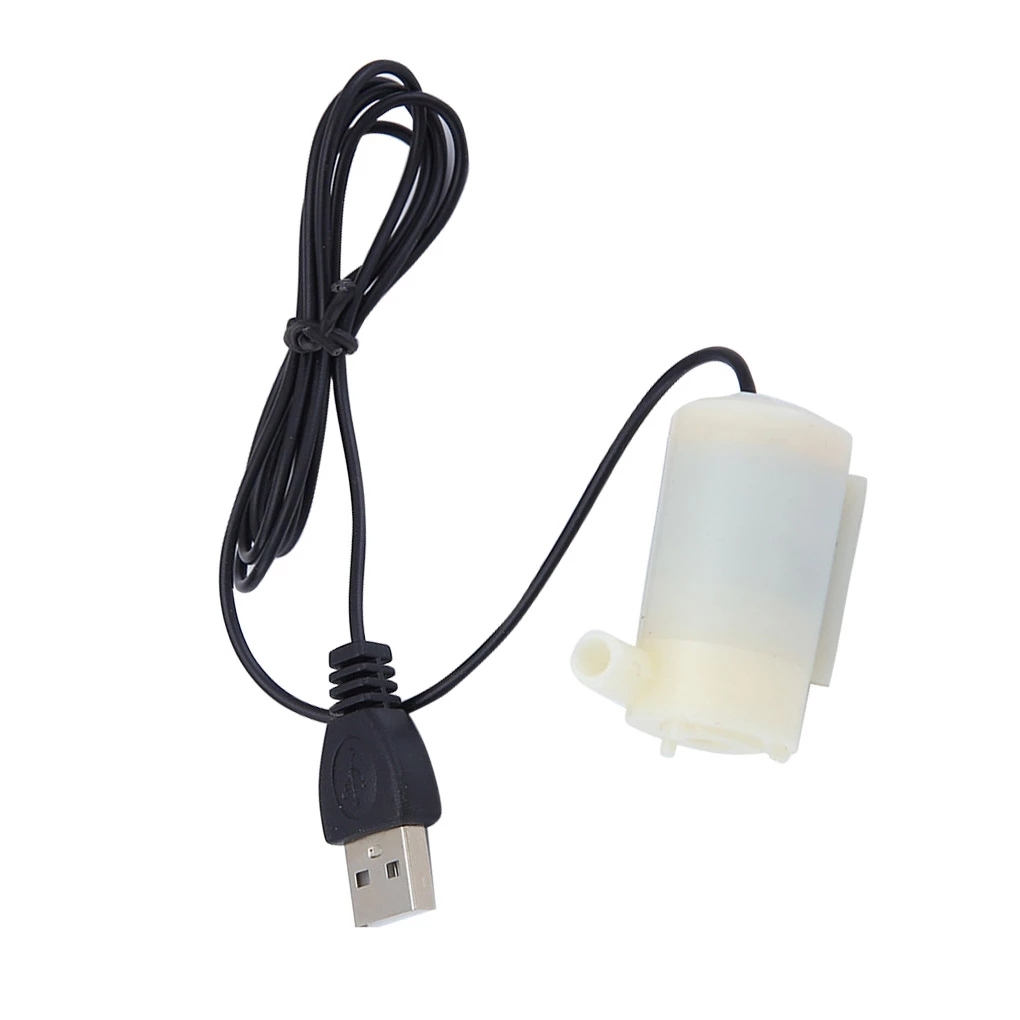 Mini Pompe à Eau Silencieuse 3-5V - Parfaite Pour Refroidir Ton PC Ou Filtrer L’aquarium, Compatible USB !