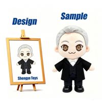 Shengye, Fabricant Professionnel, Personnalisé, Figurine en Peluche Personnage Agriculteur de Maïs, Poupée en Peluche pour Cadeau