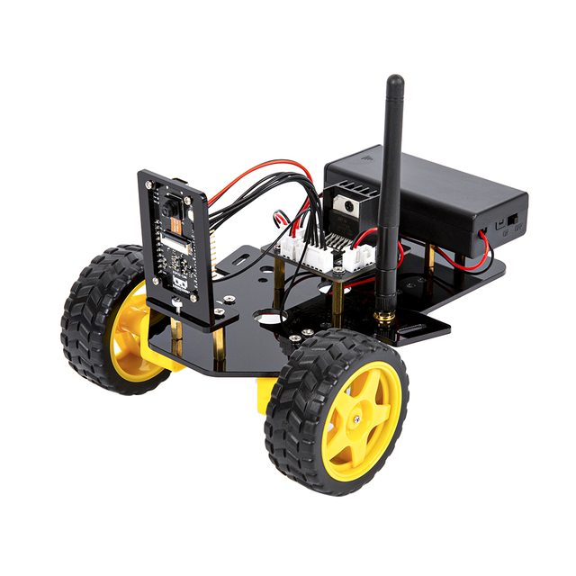 KUONGSHUN Stem Education Robot Visual Car Set DIY Coding With Tutorial ESP32 CAM WIFI APP Robot Robotic Starter Kit for Arduino